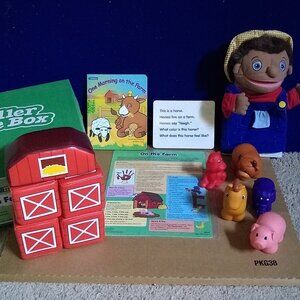 Lakeshore Toddler Theme Box " On the Farm" Like New ( Never Used )